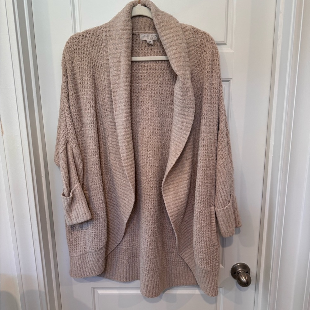 Barefoot Dreams Soft Taupe Cardigan